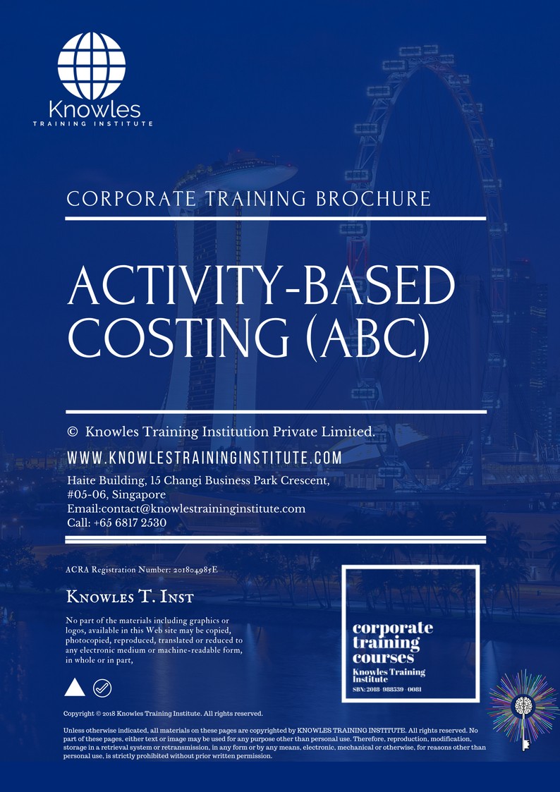 Activity-Based Costing (Abc) Training Course in United-Kingdom Brochure