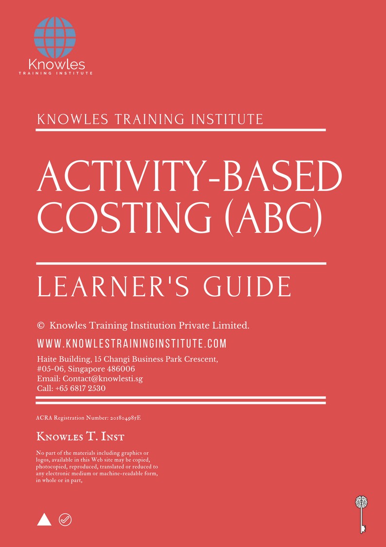 Activity-Based Costing (Abc) Training Course in United-Kingdom Learner’s Guide