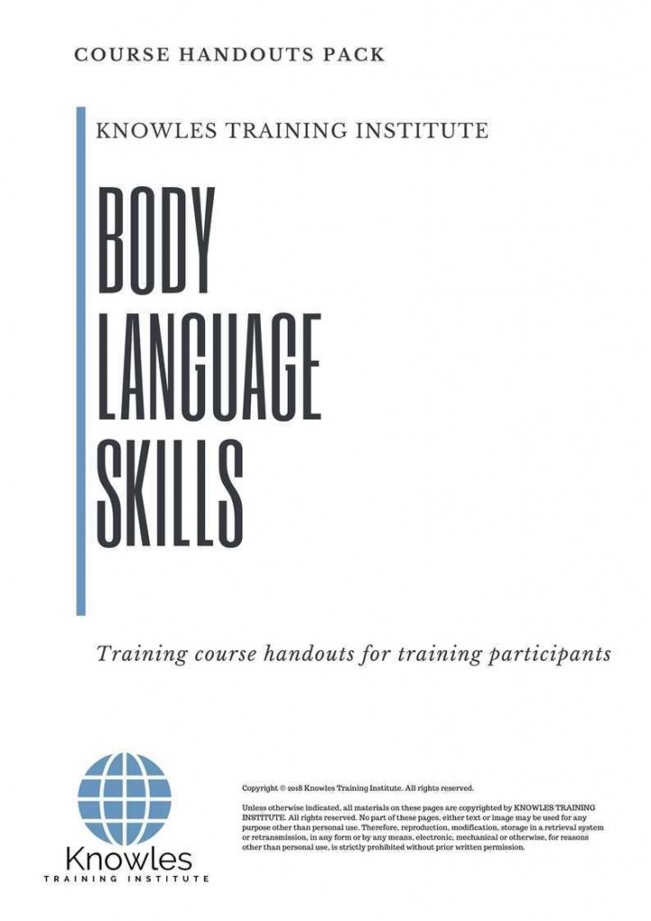 Body Language Skills Training Course in United-Kingdom Handouts