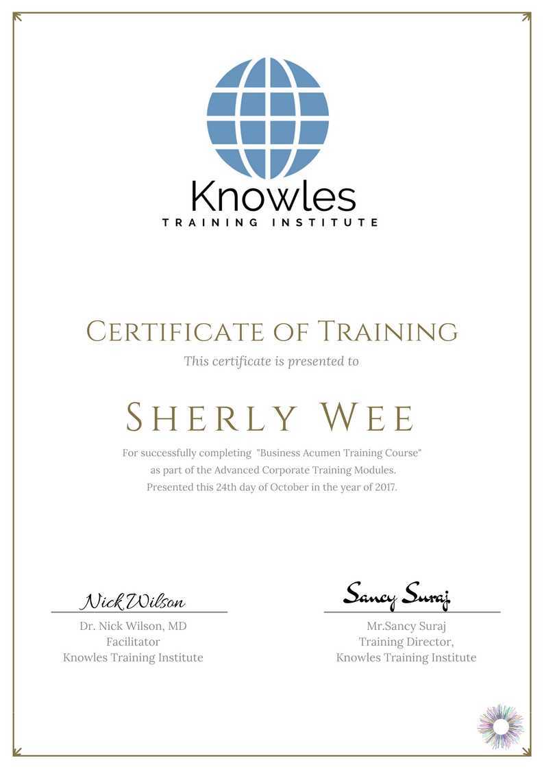 Business Acumen Training Course in United-Kingdom Certification