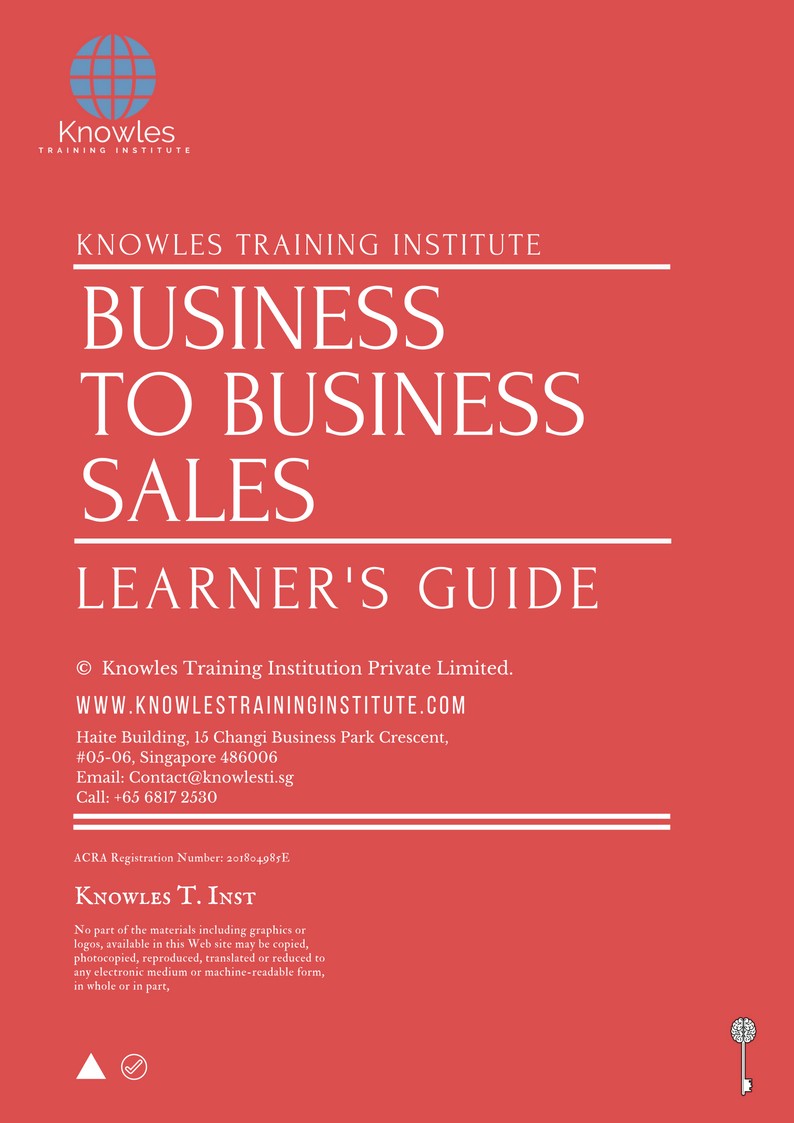 Business To Business Sales Course in United-Kingdom Learner’s Guide