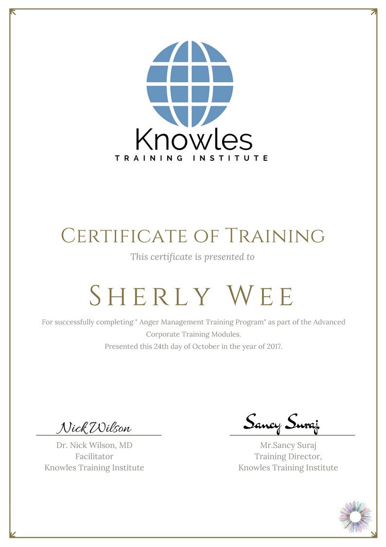 Certification For Anger Management Training Course in United-Kingdom