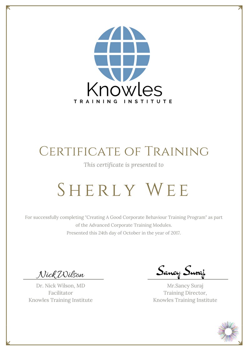 Certification For Creating A Good Corporate Behaviour Training Course in United-Kingdom