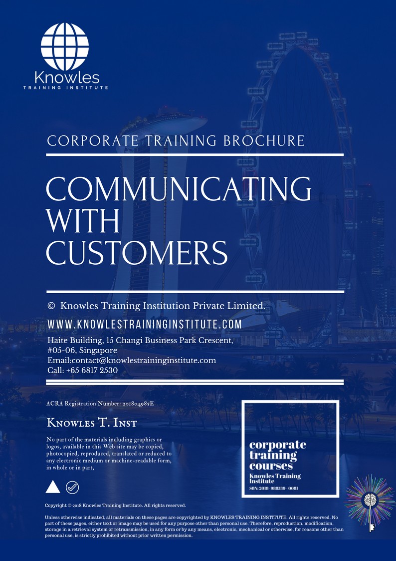 Communicating With Customers Course in United-Kingdom Brochure