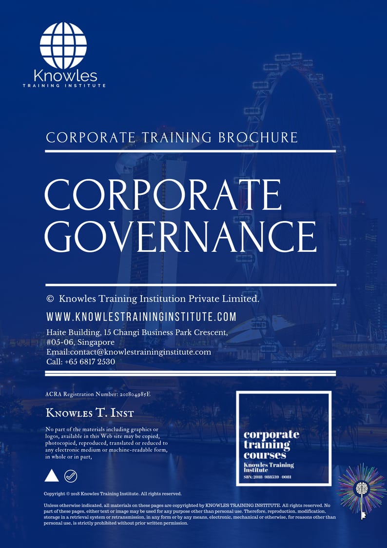 Corporate Governance Training Course in United-Kingdom Brochure
