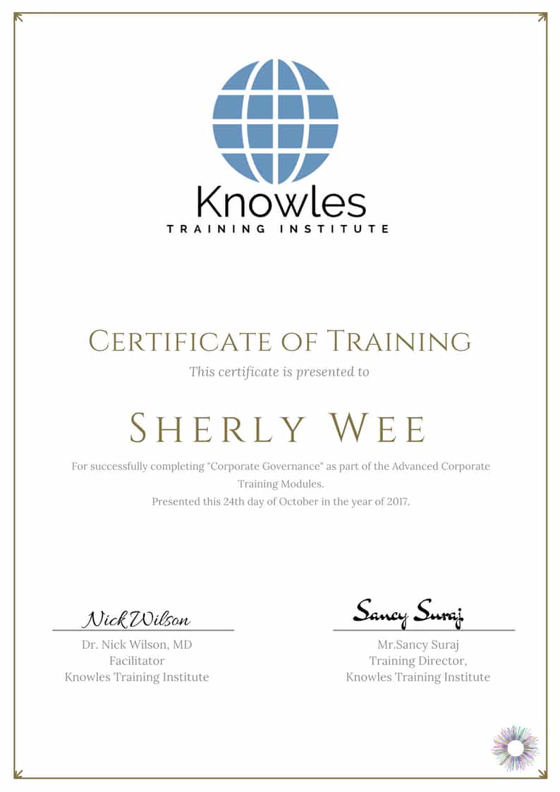 Corporate Governance Training Course in United-Kingdom Certification