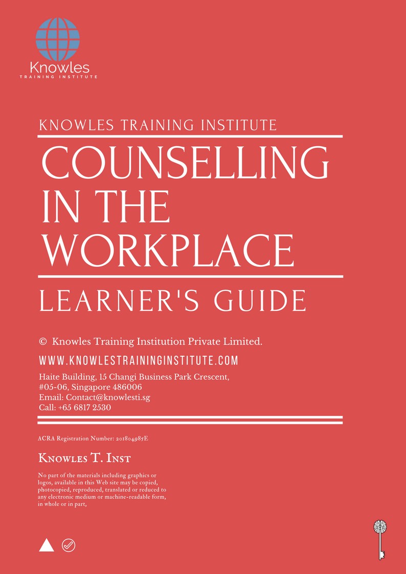 Counselling In The Workplace Course in United-Kingdom Learner’s Guide