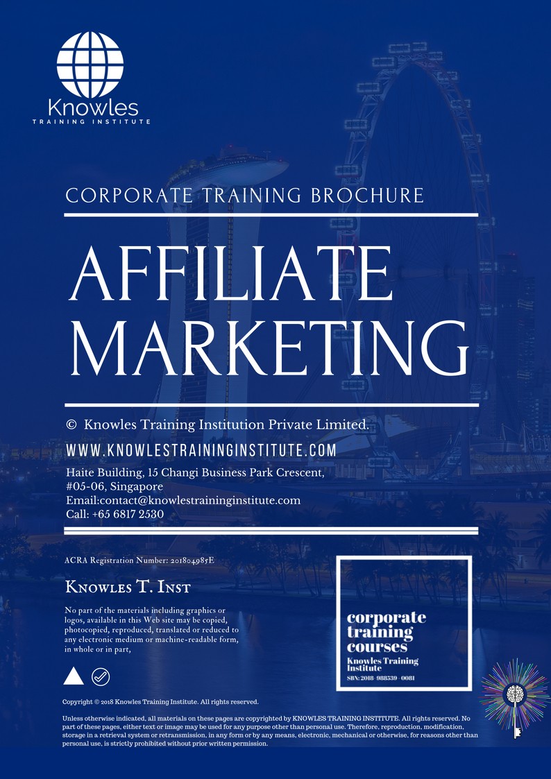 Course Brochure For Affiliate Marketing in United-Kingdom