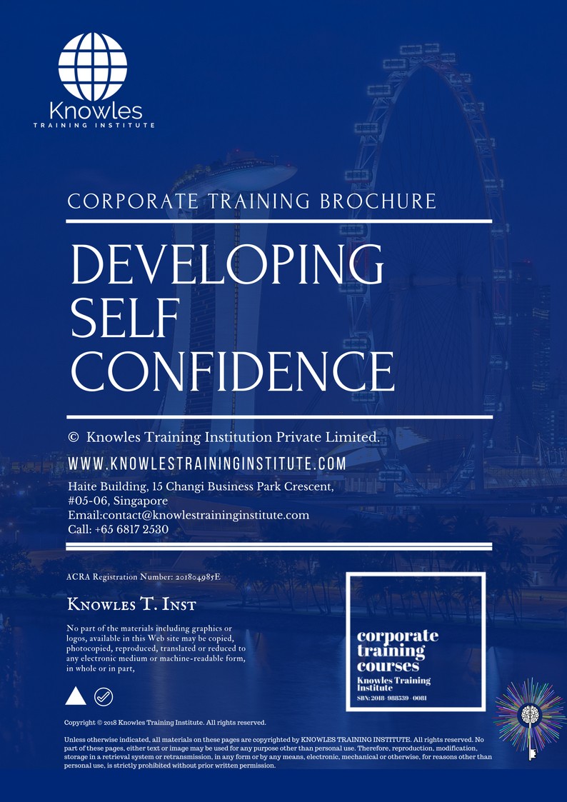 Course Brochure For Developing Self Confidence Course in United-Kingdom