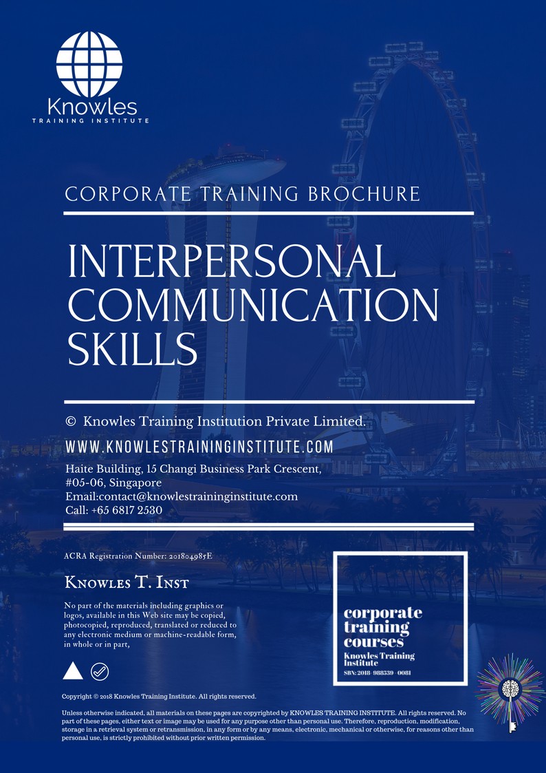 Course Brochure For Interpersonal Communication Skills Course in United-Kingdom