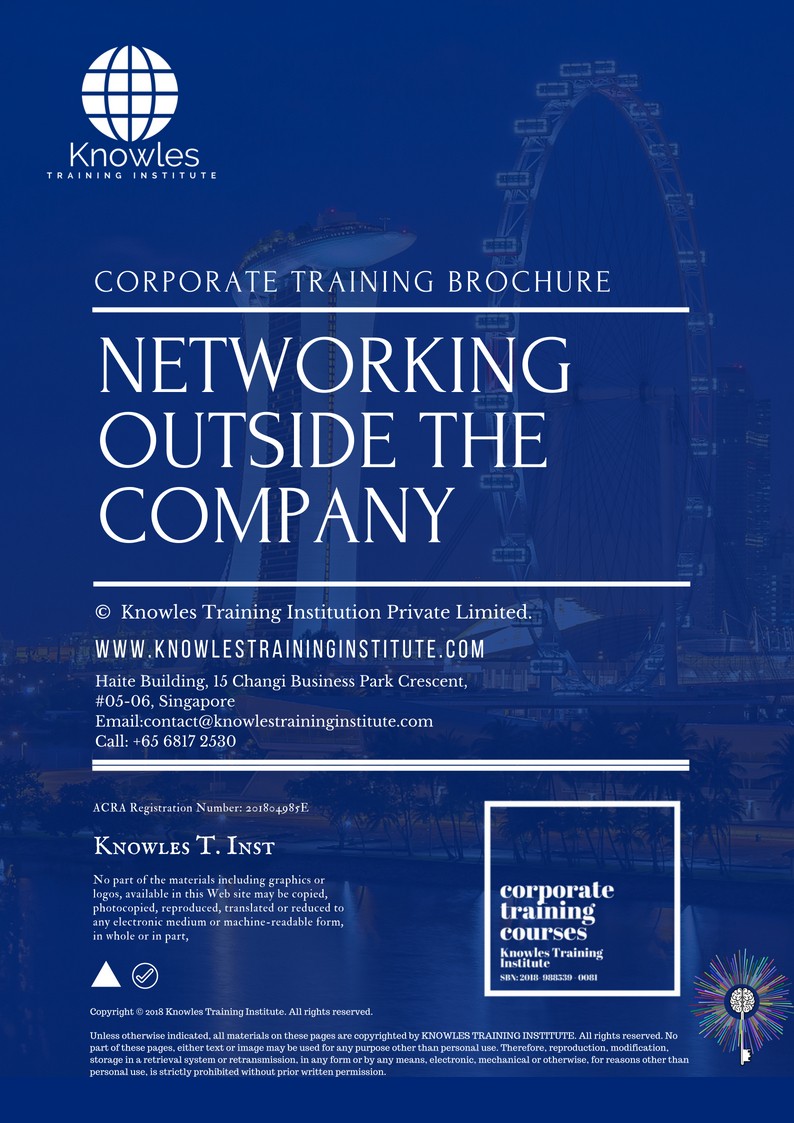 Course Brochure For Networking Outside The Company Course in United-Kingdom