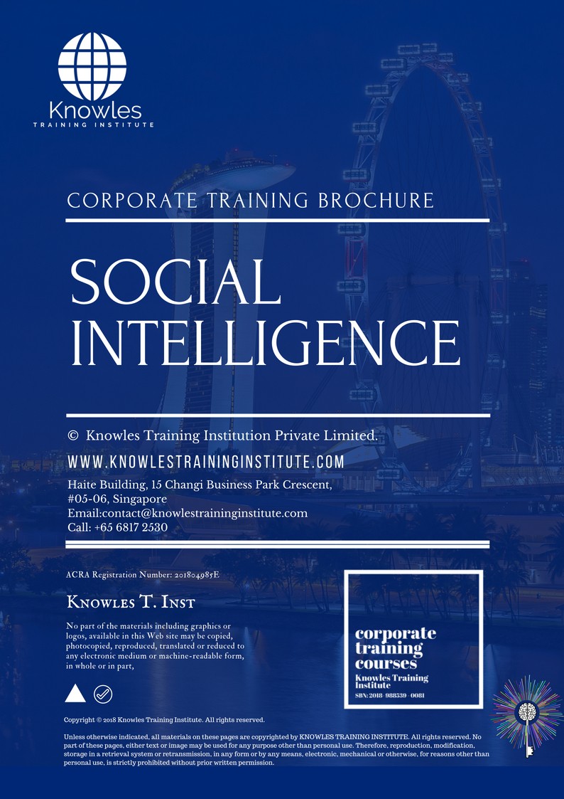 Course Brochure For Social Intelligence Training Course in United-Kingdom