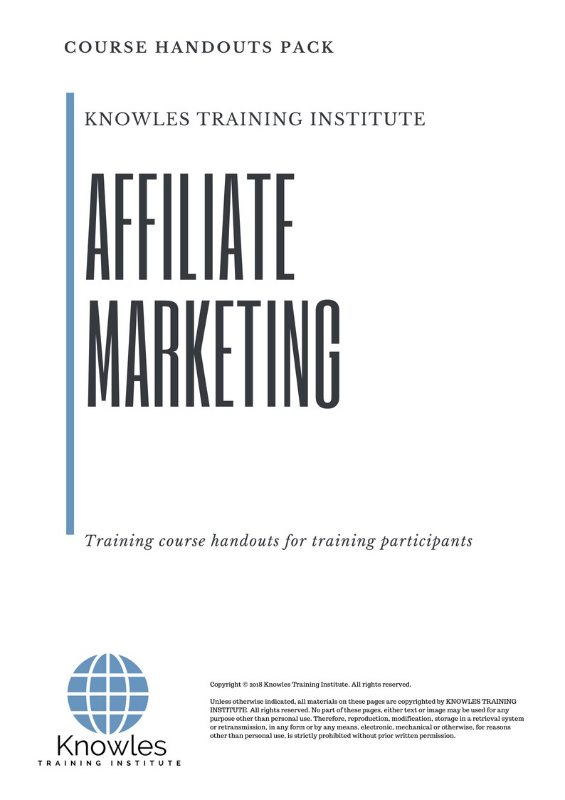 Course Handouts For Affiliate Marketing Course in United-Kingdom