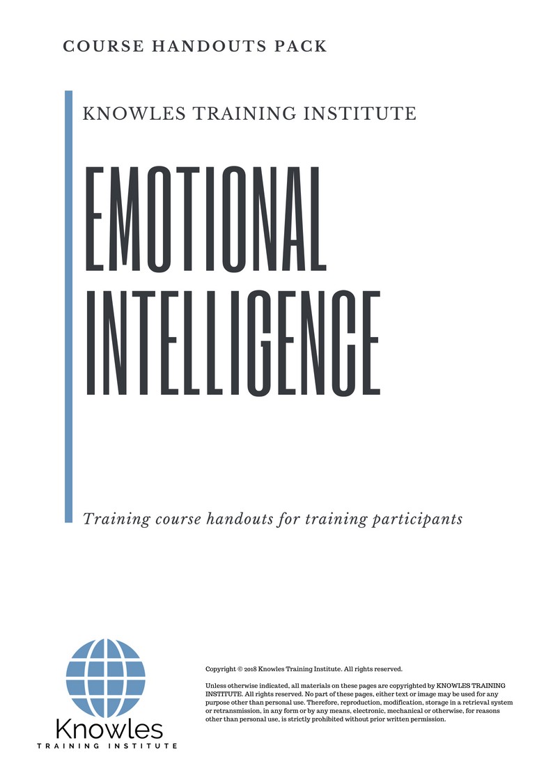 Course Handouts For Emotional Intelligence Training Course in United-Kingdom