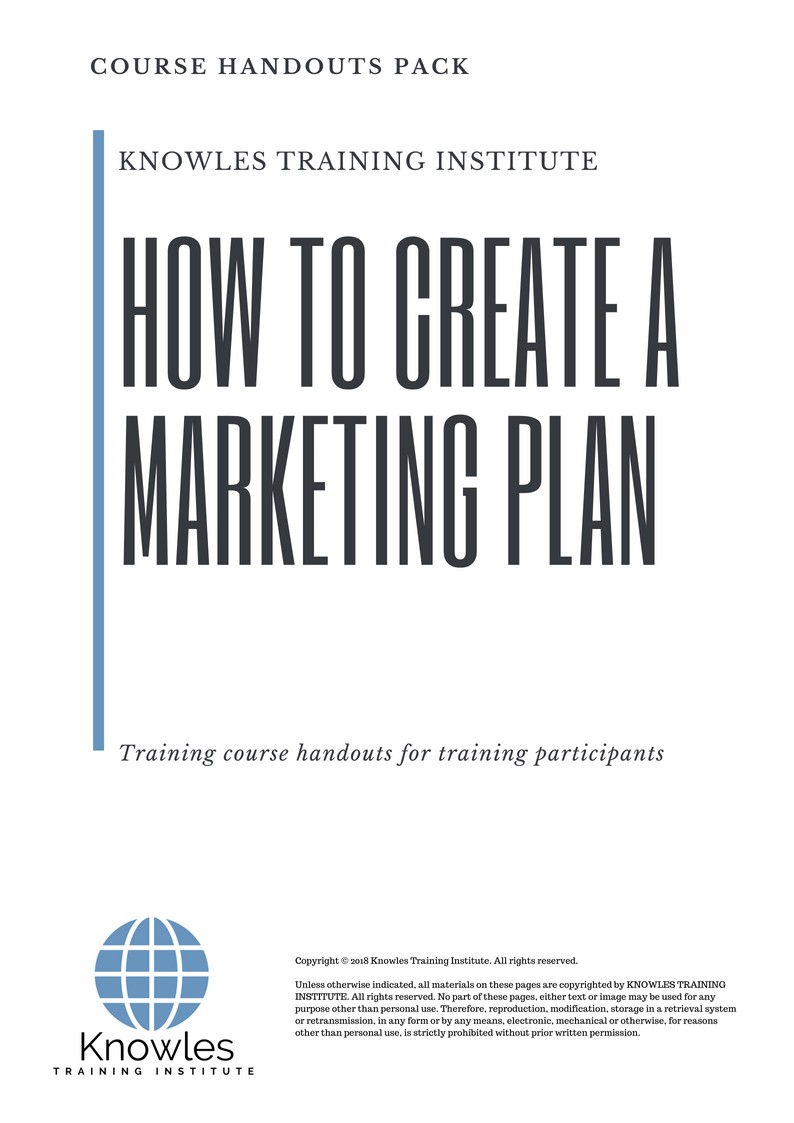 Course Handouts For How To Create A Marketing Plan in United-Kingdom