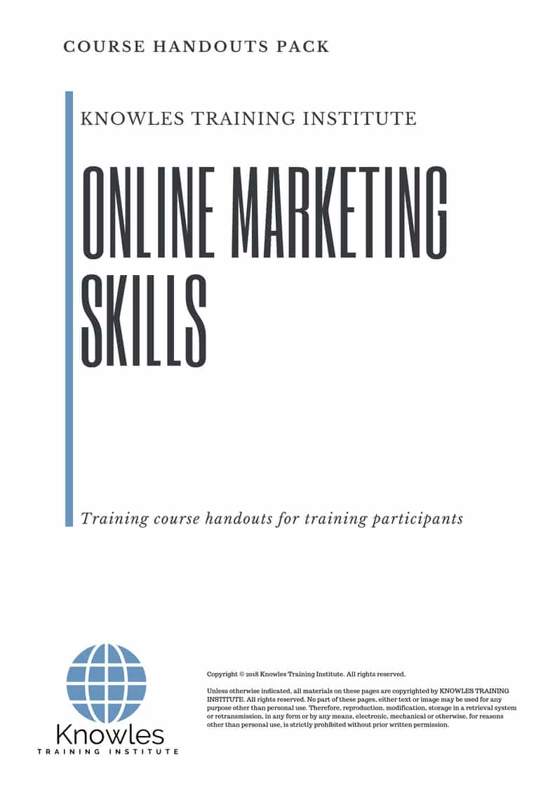 Course Handouts For Online Marketing Skills in United-Kingdom
