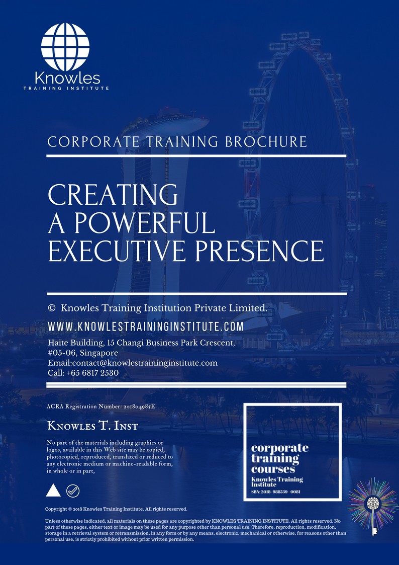 Creating A Powerful Executive Presence Course in United-Kingdom Brochure