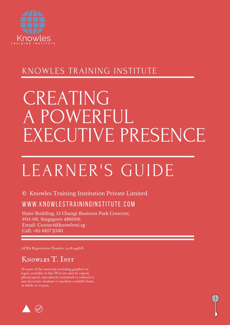 Creating A Powerful Executive Presence Course in United-Kingdom Learner’s Guide