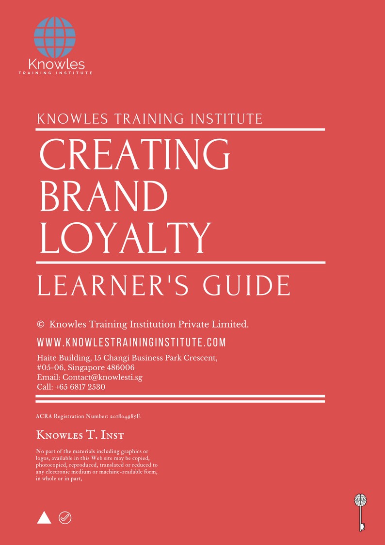 Creating Brand Loyalty Course in United-Kingdom Learner’s Guide