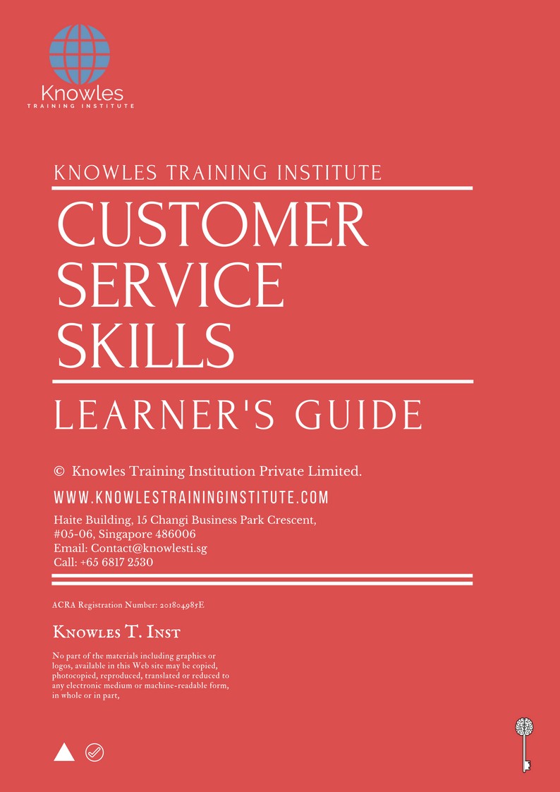Customer Service Skills Course in United-Kingdom Learner’s Guide