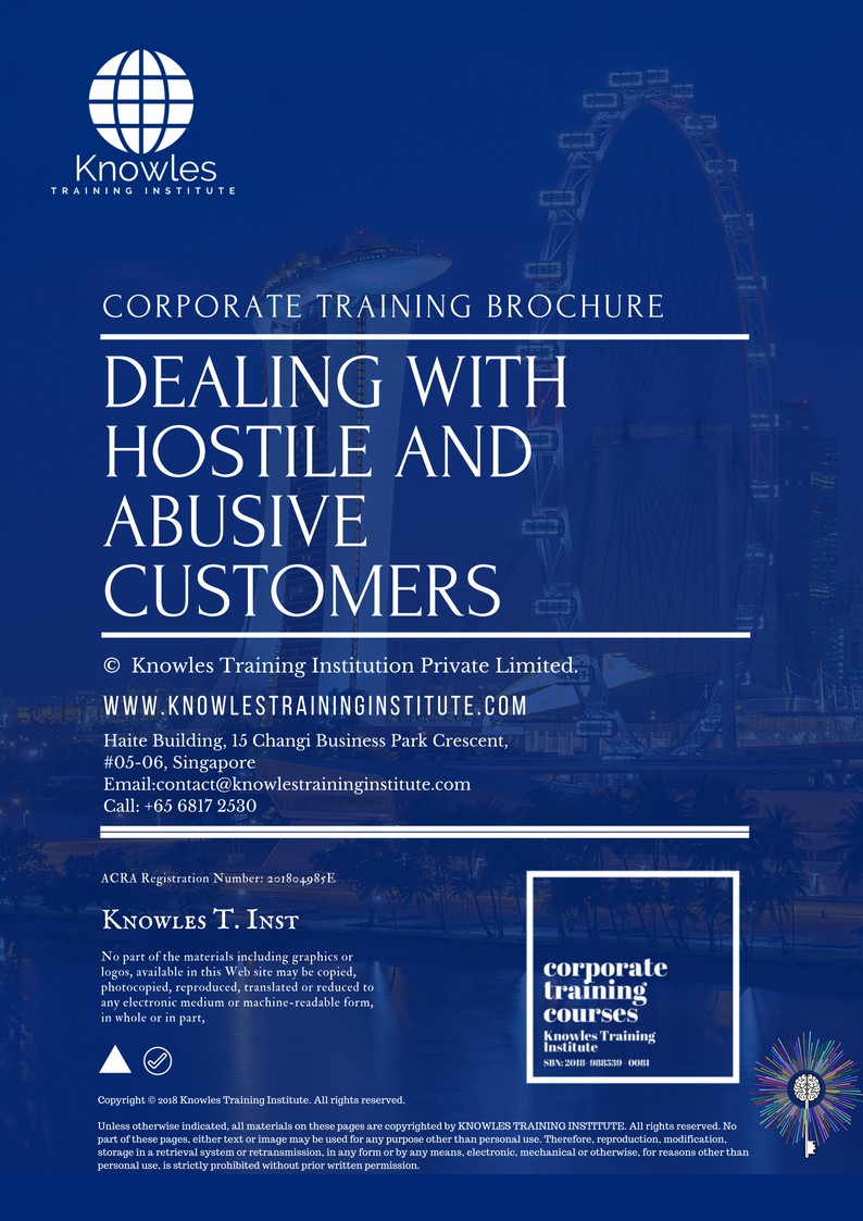 Dealing With Hostile And Abusive Customers Course in United-Kingdom Brochure