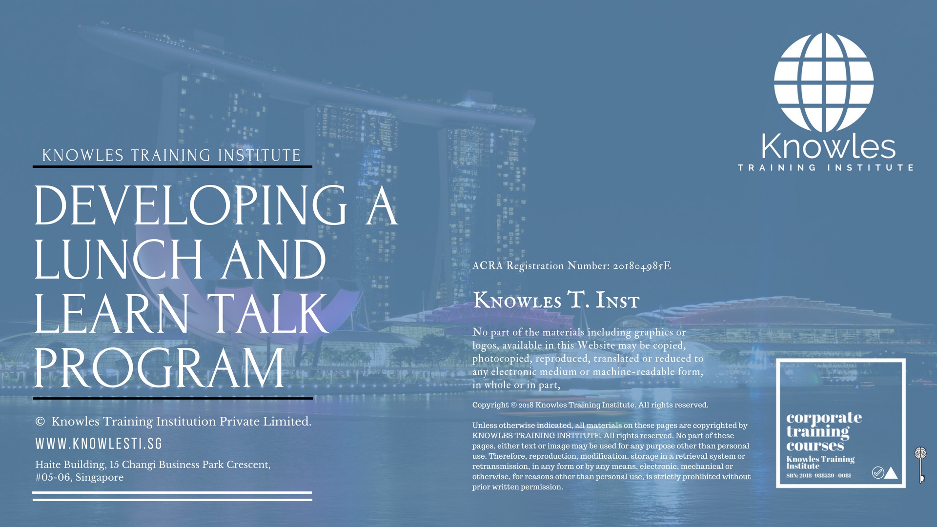 Developing A Lunch And Learn Talk Program Course in United-Kingdom