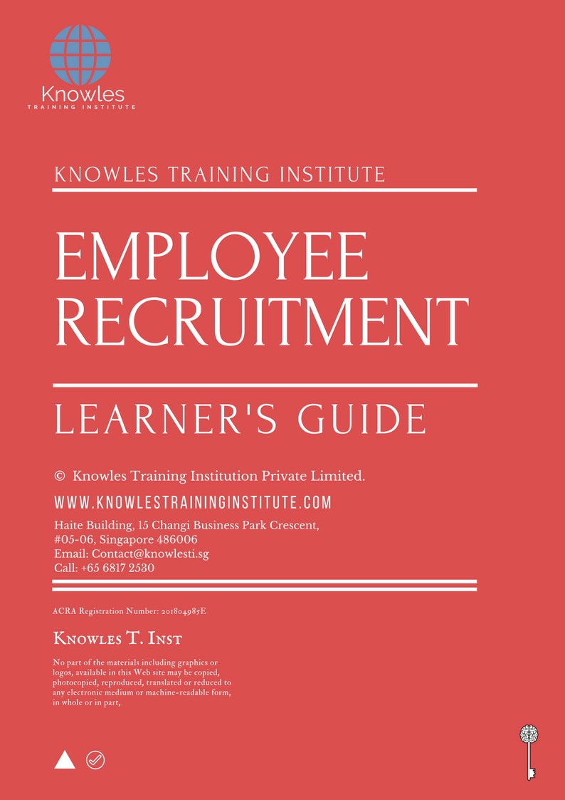 Employee Recruitment Training Course in United-Kingdom Learner’s Guide
