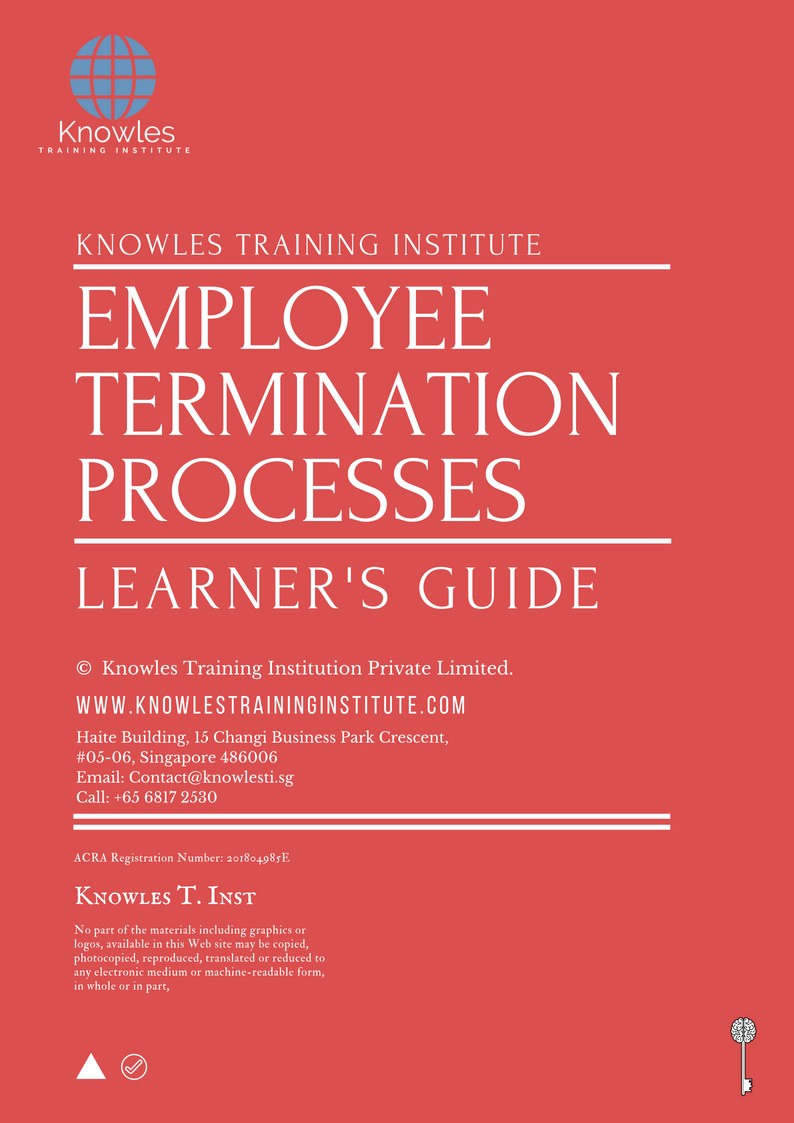 Employee Termination Processes Training Course in United-Kingdom Learner’s Guide