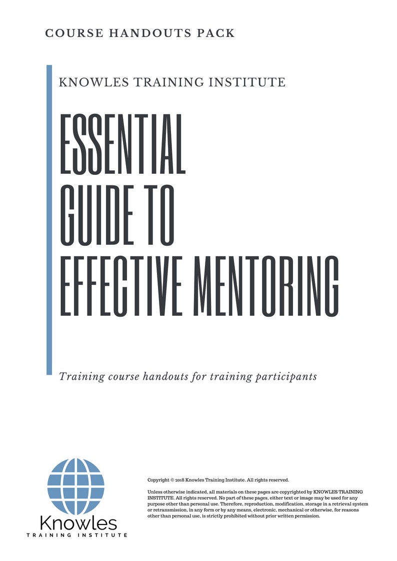 Essential Guide To Effective Mentoring Course in United-Kingdom Handouts