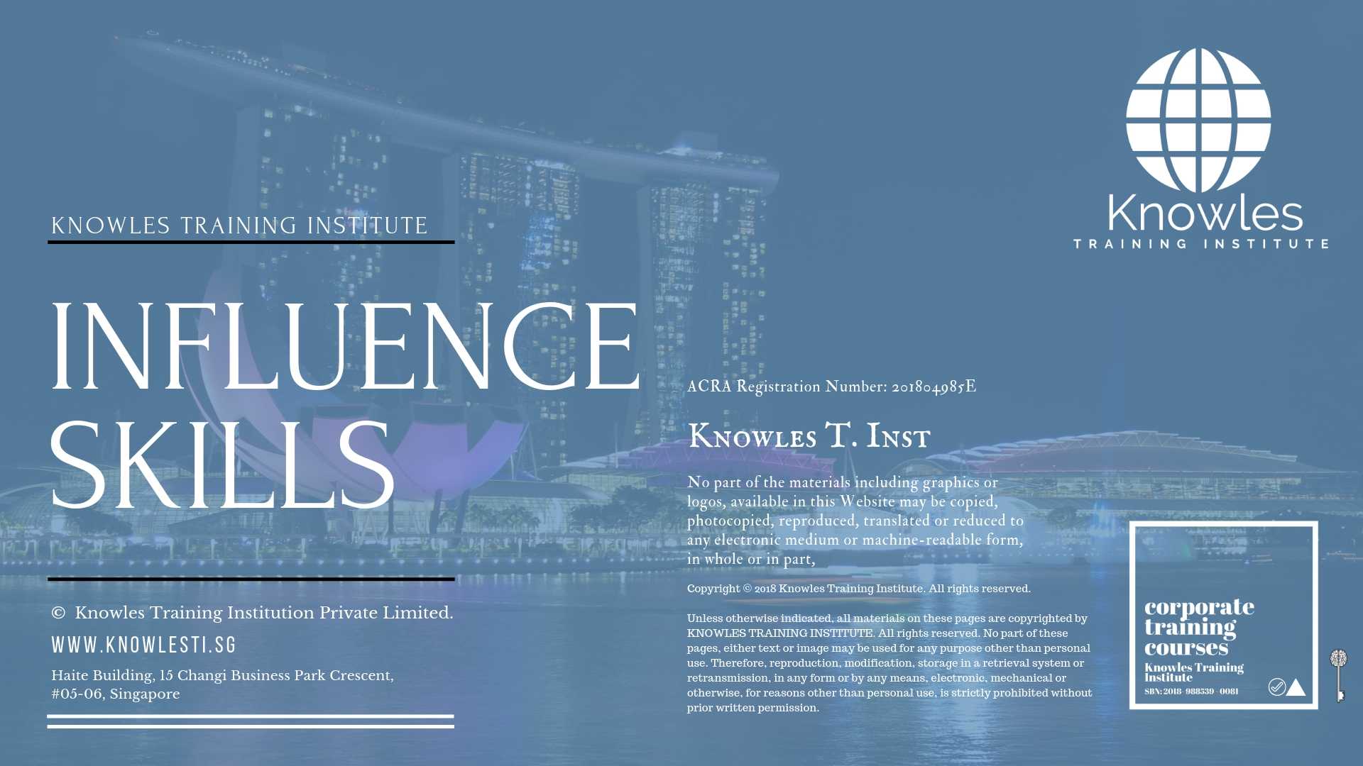 Influence Skills Training Course in United-Kingdom