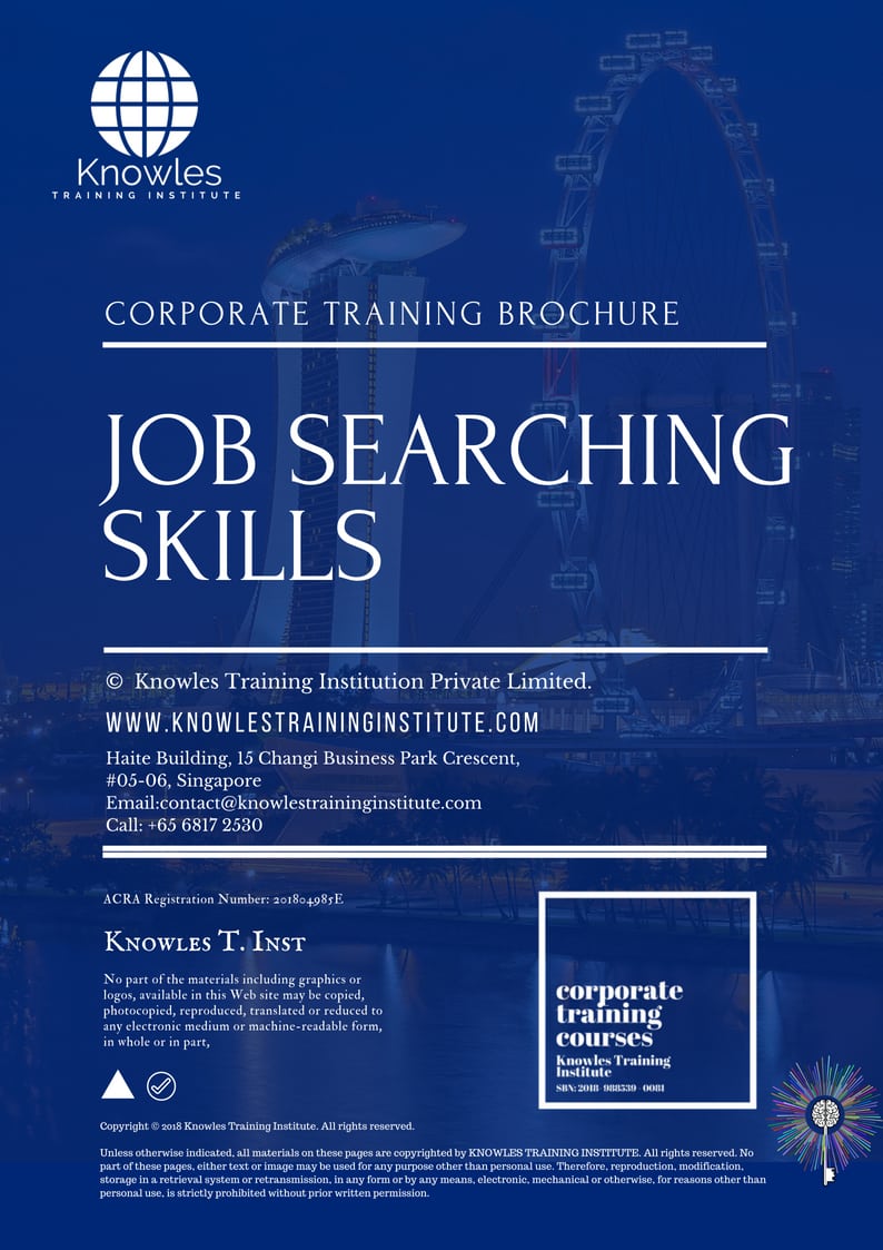 Job Searching Skills Training Course in United-Kingdom Brochure