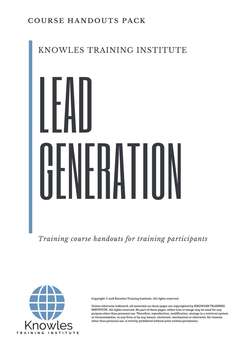 Lead Generation Course in United-Kingdom Handouts