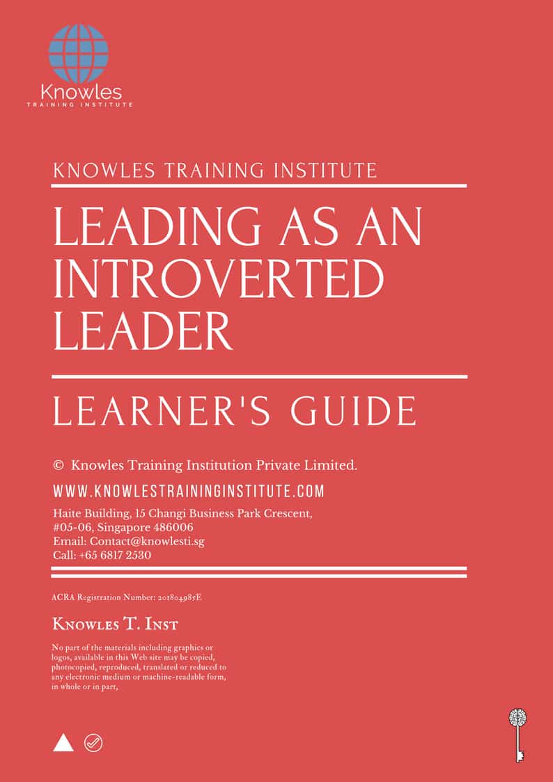 Leading As An Introverted Leader Training Course in United-Kingdom Learner’s Guide