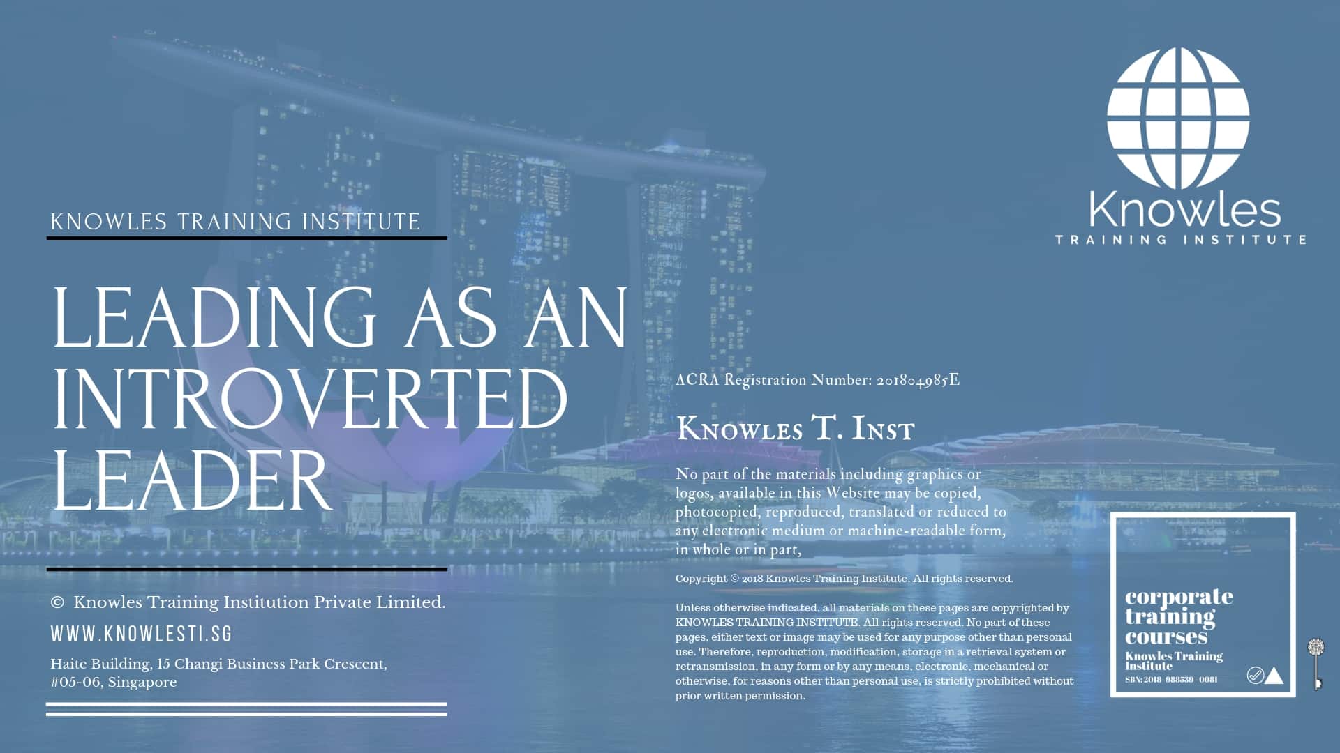 Leading As An Introverted Leader Training Course in United-Kingdom