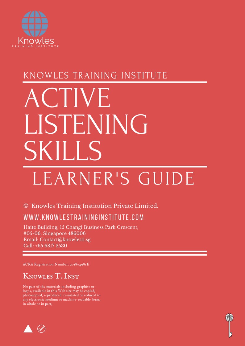 Learner’s Guide For Active Listening Skills Course in United-Kingdom