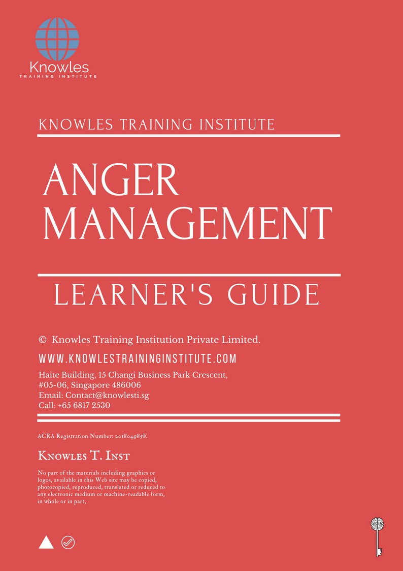 Learner’s Guide For Anger Management Training Course in United-Kingdom