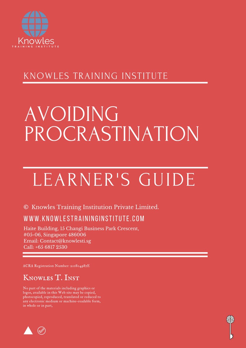 Learner’s Guide For Avoiding Procrastination Training Course in United-Kingdom