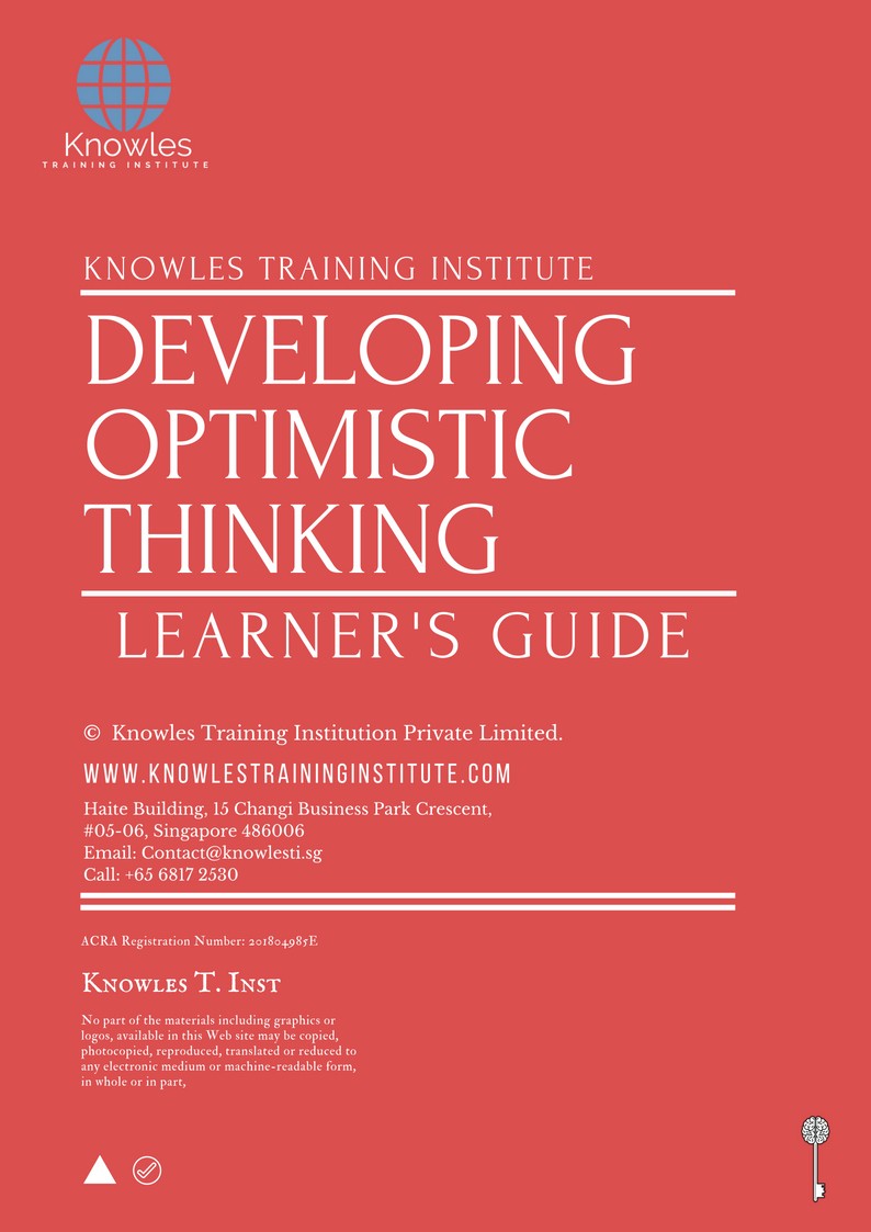 Learner’s Guide For Developing Optimistic Thinking Training Course in United-Kingdom
