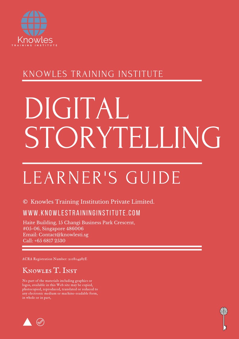 Learner’s Guide For Digital Storytelling Course in United-Kingdom