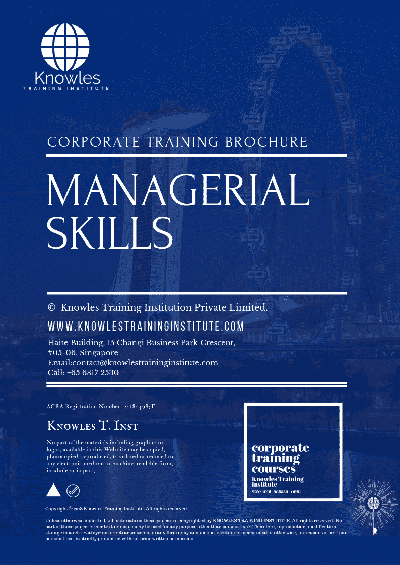 Managerial Skills Training Course in United-Kingdom Brochure
