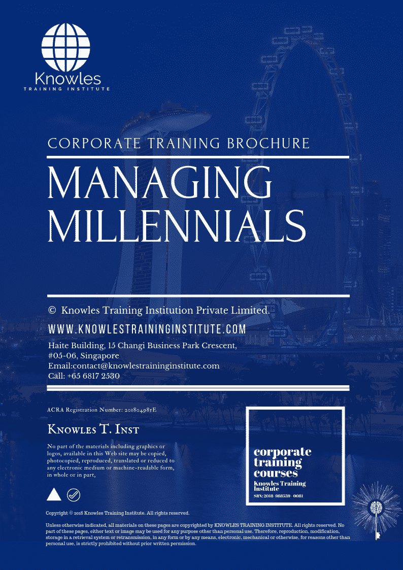Managing Millennials Course in United-Kingdom Brochure