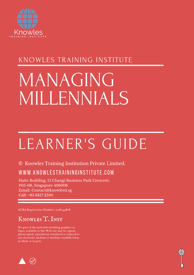 Managing Millennials Course in United-Kingdom Learner_s Guide