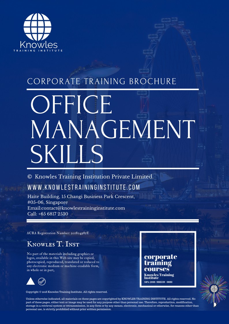Office Management Skills Training Course in United-Kingdom Brochure