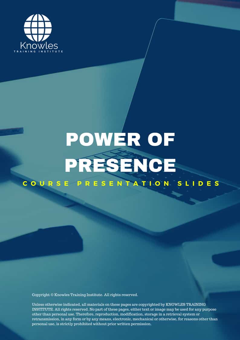 Power Of Presence Training Course in United-Kingdom Presentation Slides