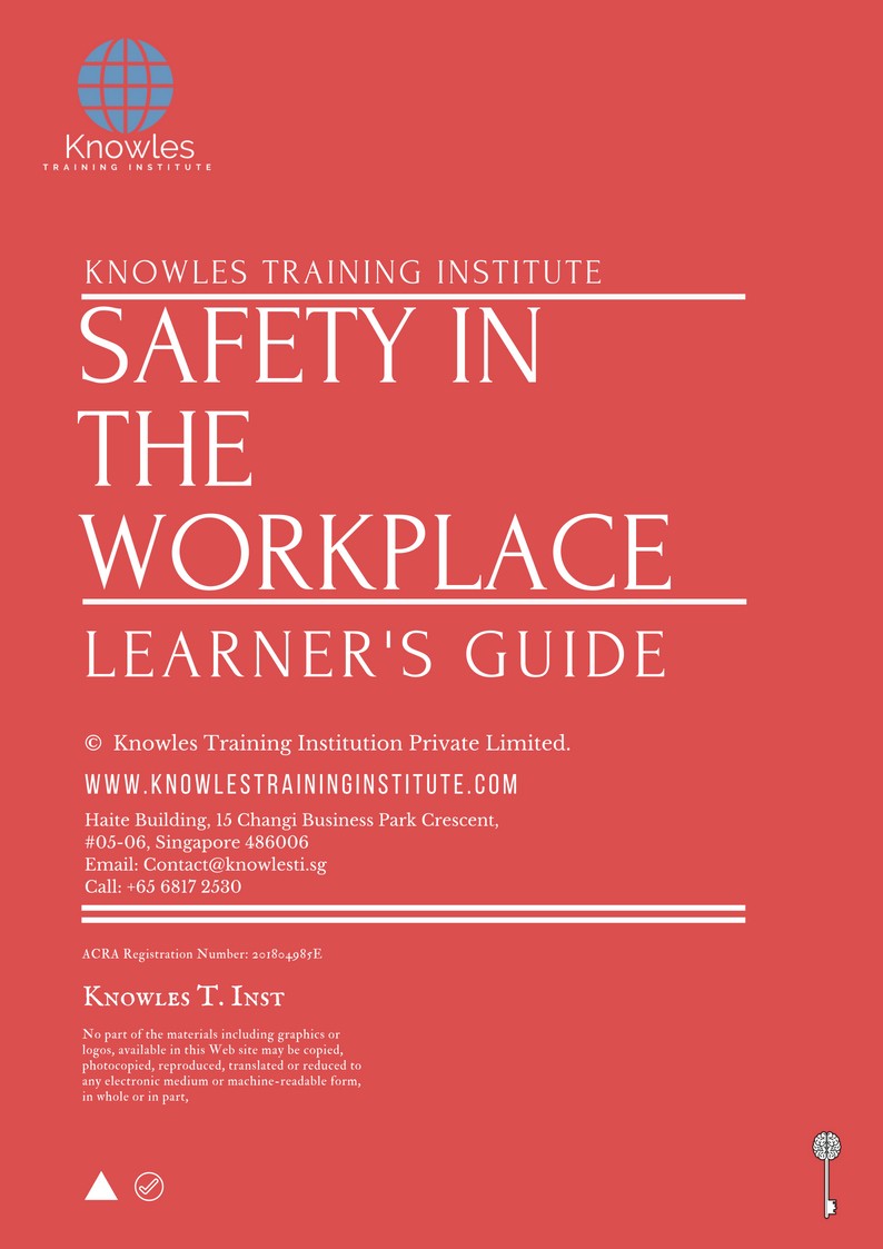 Safety In The Workplace Training Course in United-Kingdom Learner’s Guide