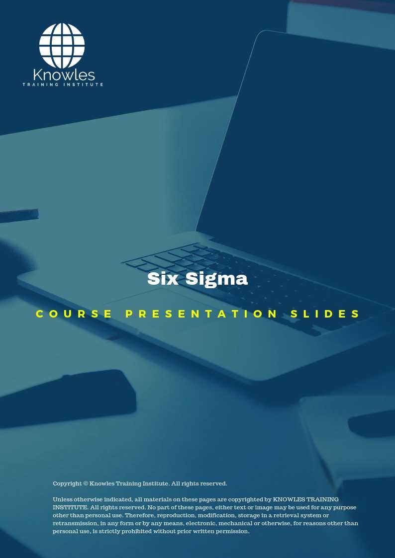Six Sigma Course in United-Kingdom PPT Slides Used During Course