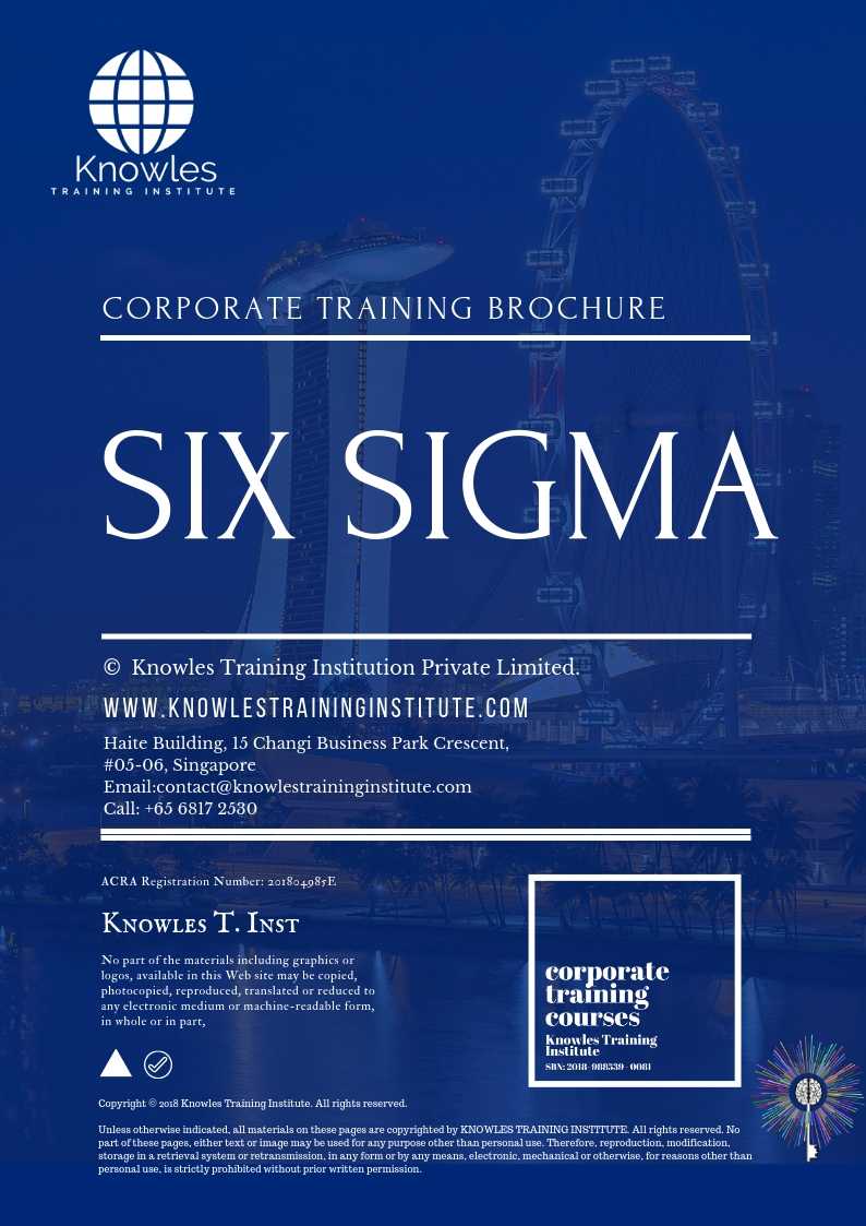 Six Sigma Training Course in United-Kingdom Brochure