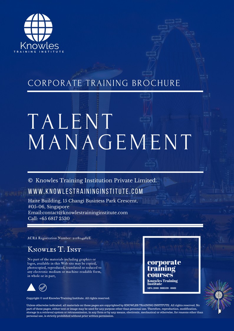 Talent Management Training Course in United-Kingdom Brochure