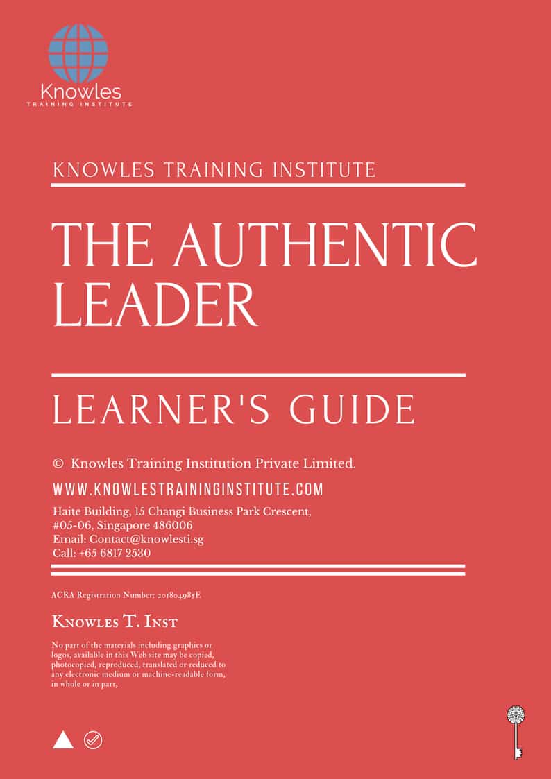 The Authentic Leader Training Course in United-Kingdom Learner’s Guide