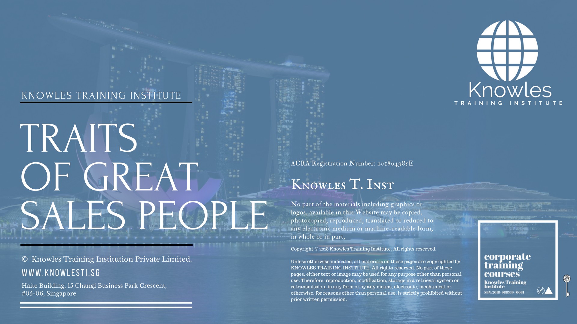 Traits Of Great Sales People Training Course in United-Kingdom